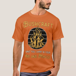 Bushcraft Natuur Avontuur Overleving Buiten T-shirt