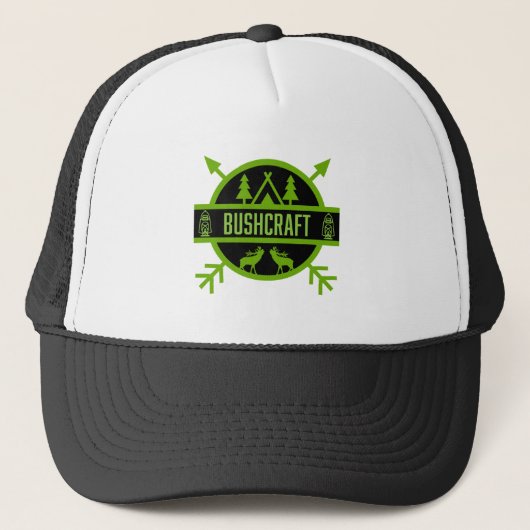 Bushcraft Natuur Survivalists Trucker Pet (Voorkant)