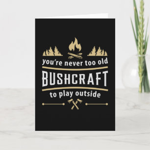 Bushcraft Outdoor Apocalypse Survival Grappig gesc Kaart