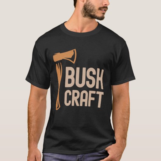 Bushcraft Outdoor Survival Living Nature Camping H T-shirt (Voorkant)