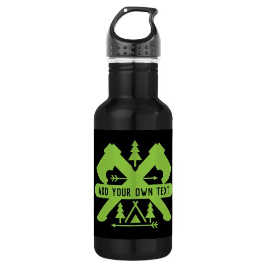 Bushcraft Outdoor Survivalist Waterfles (Voorkant)