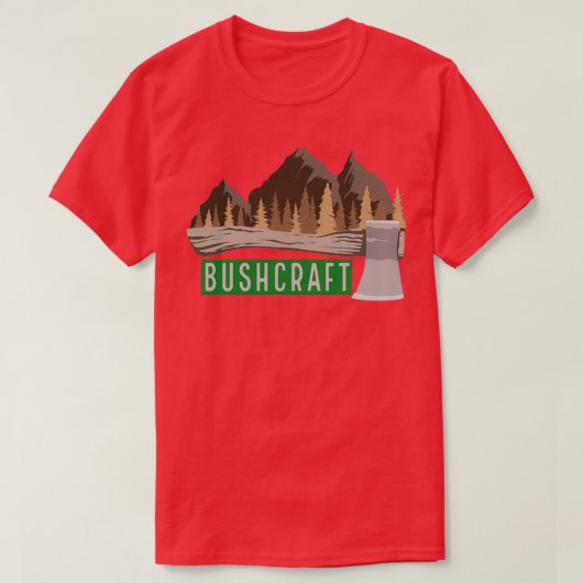 BUSHCRAFT SKILLS ROCK T-SHIRT (Design voorkant)