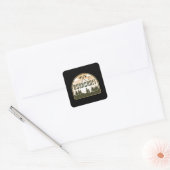 Bushcraft Survival Apocalypse Outdoor Grappig gesc Vierkante Sticker (Envelop)