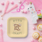 Bushcraft Survival Skills Wilderness Camping Papieren Bordje (Feest)