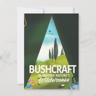 Bushcraft "Visit Moeder natuur" wildernis Kaart