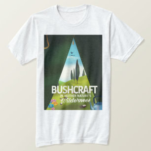 Bushcraft "Visit Moeder natuur" wildernis T-shirt