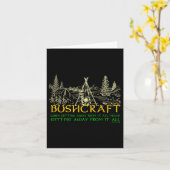Bushcraft Wandelen Camping Kaart (Gele Bloem)