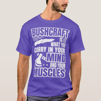 Bushcrafter Social Distancing Expert Bushcrafting T-shirt