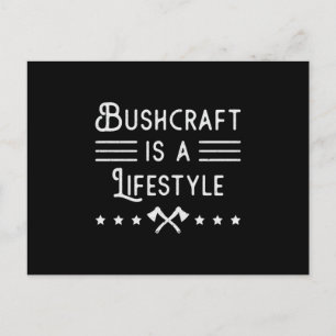 Bushcrafter Survivor Funny Gift Briefkaart
