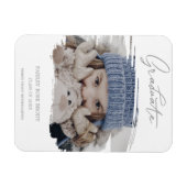 BushCute Calligraphy Afstuderen Pre-K Foto Magneet (Horizontaal)