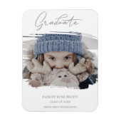 BushCute Calligraphy Afstuderen Pre-K Foto Magneet (Verticaal)