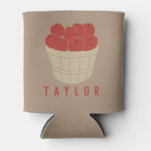 Bushel Basket of Apples Illustralized Gepersonalis Blikjeskoeler (Voorkant)