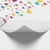 Bushel en Peck Heart Wrapping Paper Cadeaupapier (Hoek)