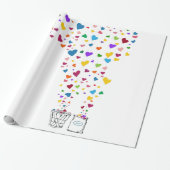 Bushel en Peck Heart Wrapping Paper Cadeaupapier (Uitgerold)
