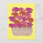 Bushel van Bright Cosmos Briefkaart (Voorkant)