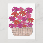 Bushel van Bright Cosmos Briefkaart (Voorkant)