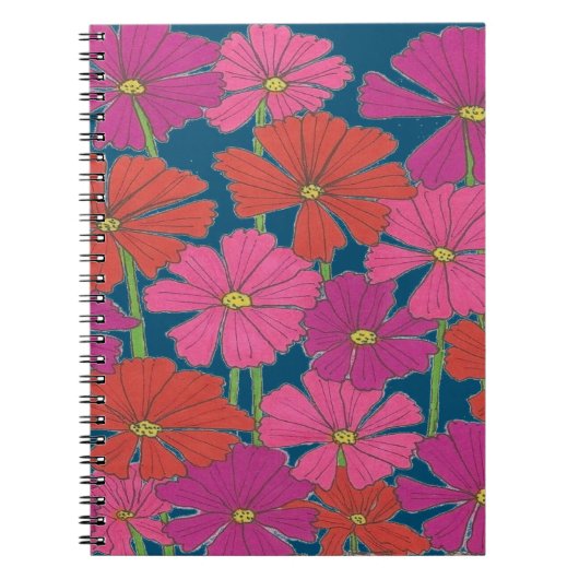 Bushel van Bright Cosmos Notitieboek (Voorkant)