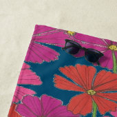 Bushel van Bright Cosmos Strandlaken (In situ)