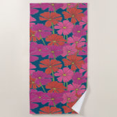 Bushel van Bright Cosmos Strandlaken (Voorkant)