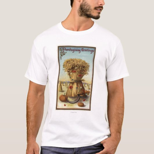 Bushel van Hay en Scythe T-shirt (Voorkant)
