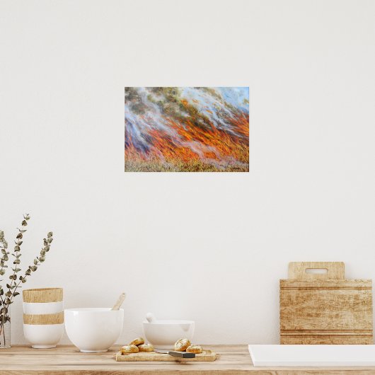 Bushfire Inferno 2014 Poster (Keuken)