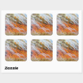 Bushfire Inferno 2014 Vierkante Sticker (Vel)