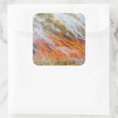 Bushfire Inferno 2014 Vierkante Sticker (Tas)