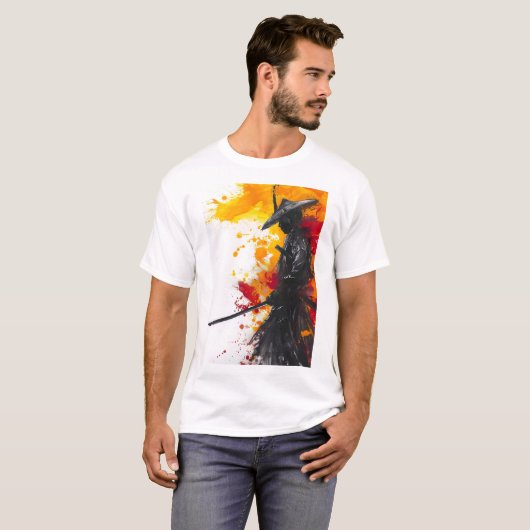 (Bushi) Samurai T-shirt (Voorkant volledig)