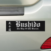"Bushido" Bumpersticker (Op auto)
