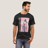 Bushido Code Anime Samurai Meisje Japanse Strijder T-shirt (Voorkant volledig)