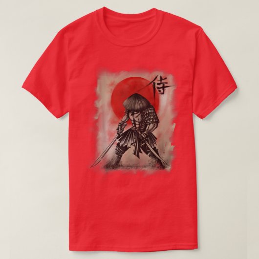 Bushido Code Samurai Japan 198 T-shirt (Design voorkant)