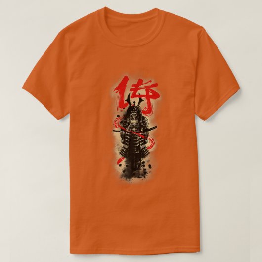Bushido Code Samurai Japan Premium  T-shirt (Design voorkant)