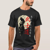 Bushido Code Samurai Japanese Warrior Kanji T-shirt (Voorkant)
