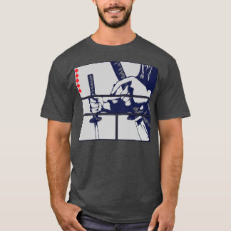 Bushido Code Samurai Japanse Warrior Kanji Swords T-shirt