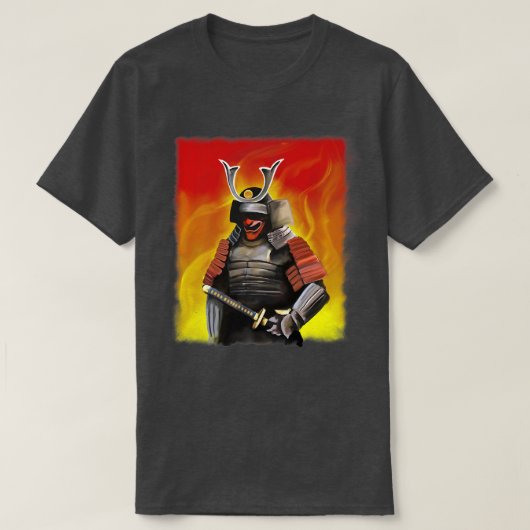 Bushido Code Samurai Katana Premium T-Shirt Copy (Design voorkant)