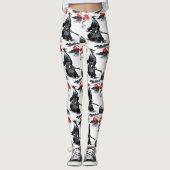 Bushido Code Samurai Meesterwerk Leggings (Voorkant)