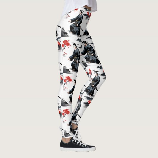 Bushido Code Samurai Meesterwerk Leggings (Rechts)