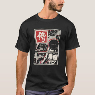 Bushido Code Samurai Pirates Anime Japanse Warrio T-shirt