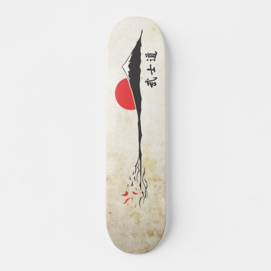 Bushido-dek Skateboard (Voorkant)