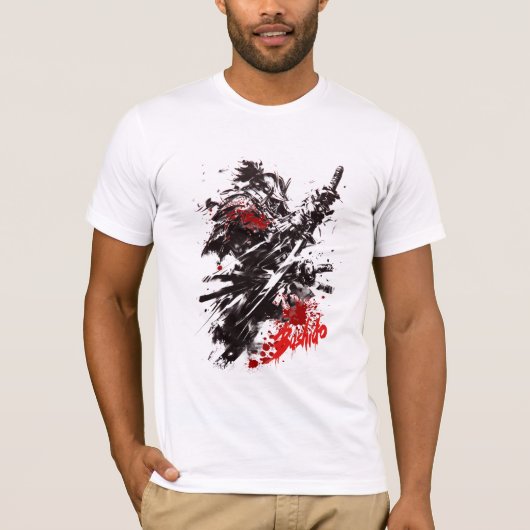 Bushido - Eer en Deugd T-shirt (Voorkant)