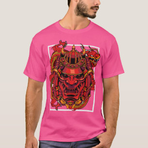 Bushido Fan Samurai Calligrafie Japanse Vintage K T-shirt