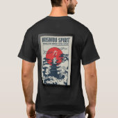 Bushido-geest Japan Kunst T-shirt (Achterkant)
