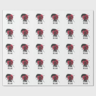 Bushido-geest: Samurai-krijger esthetiek Cadeaupapier