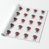 Bushido-geest: Samurai-krijger esthetiek Cadeaupapier (Uitgerold)
