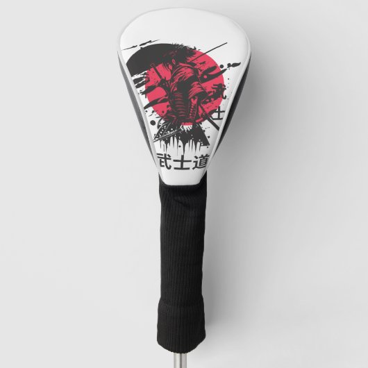 Bushido-geest: Samurai-krijger esthetiek  Golfheadcover (Voorkant)