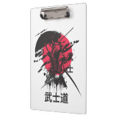 Bushido-geest: Samurai-krijger esthetiek Klembord (Links)