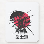 Bushido-geest: Samurai-krijger esthetiek Muismat (Voorkant)