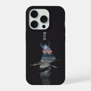 Bushido Japanse krijger dubbele belichtingskunst iPhone 15 Pro Case