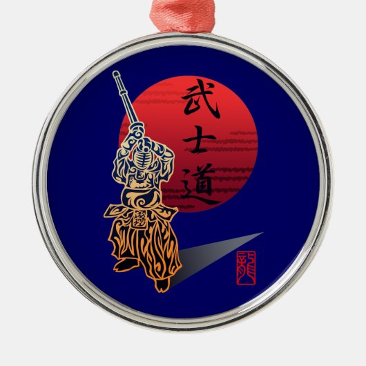 Bushido Metalen Ornament (Voorkant)