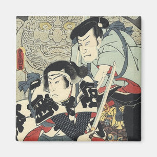 bushido ninja japanse ukiyo-e samurai krijger magneet